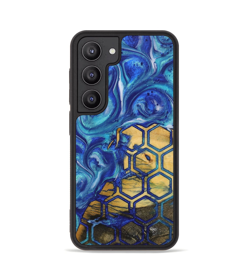 Galaxy S23 Wood+Resin Phone Case - Harmony (Pattern, 705850)