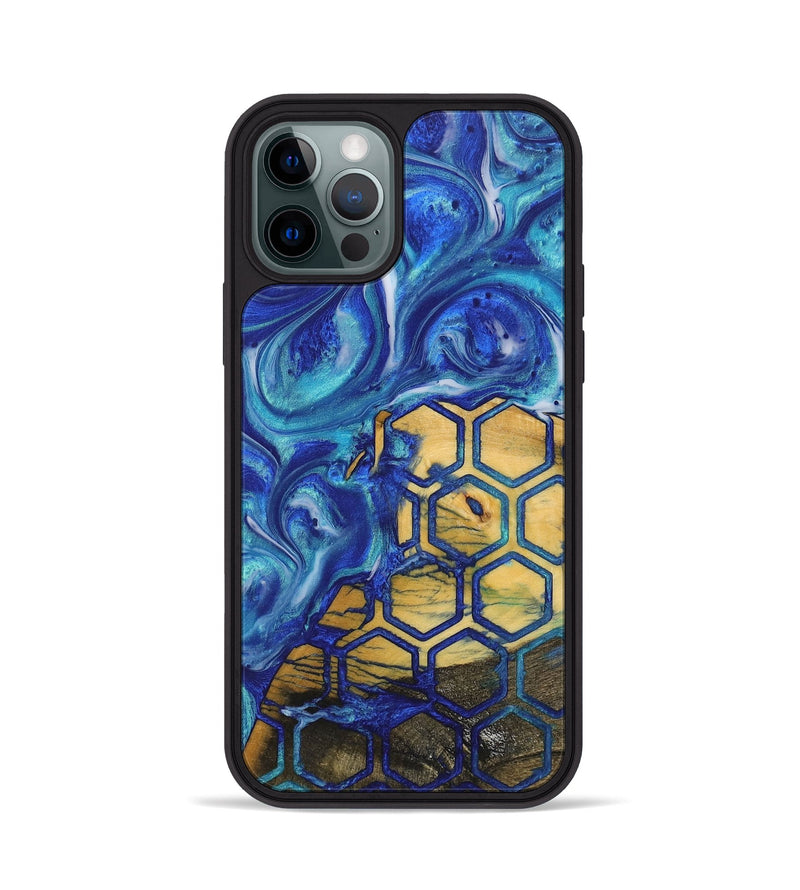 iPhone 12 Pro Wood+Resin Phone Case - Harmony (Pattern, 705850)