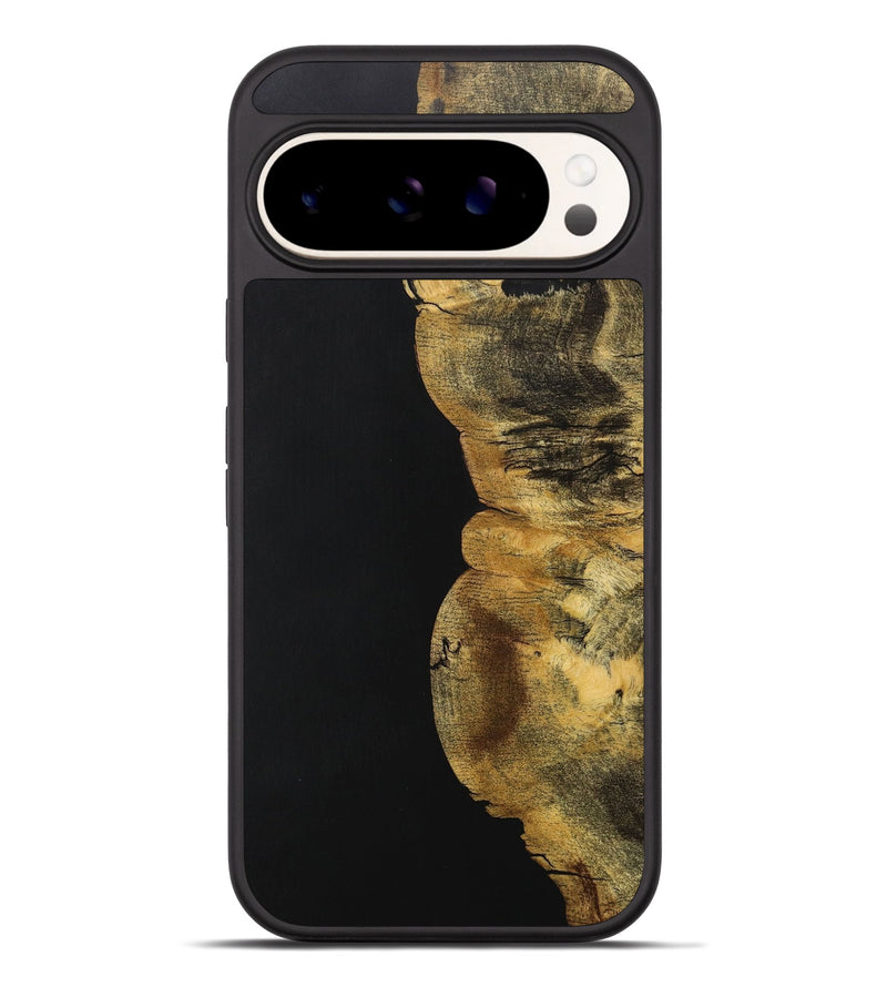 Pixel 9 Pro XL Wood+Resin Phone Case - Kara (Pure Black, 705921)