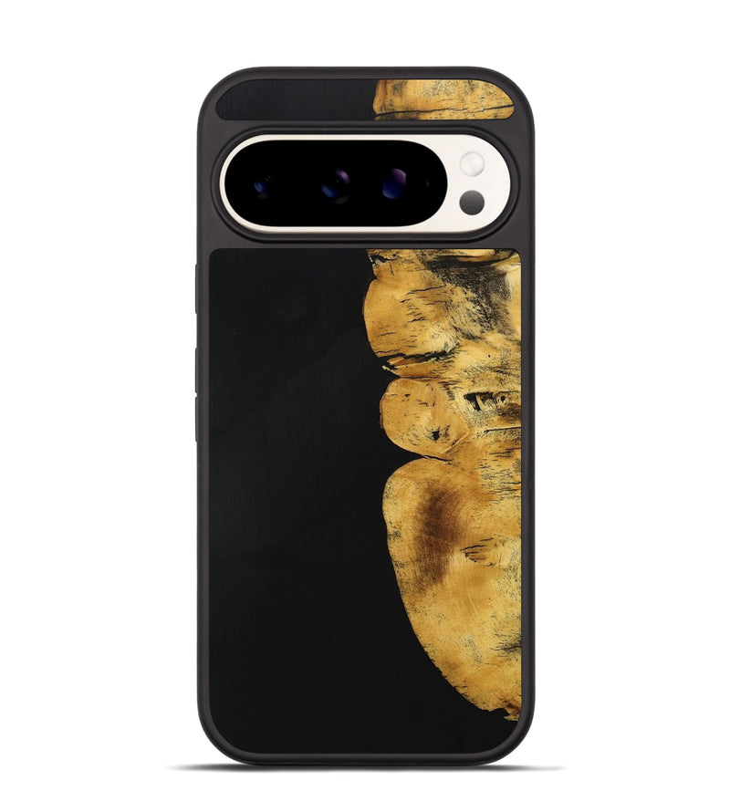 Pixel 9 Wood+Resin Phone Case - Alaia (Pure Black, 705936)