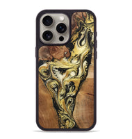 iPhone 15 Pro Max Wood+Resin Phone Case - Angie (Mosaic, 706106)