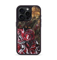 iPhone 15 Pro Wood+Resin Phone Case - Lesley (Red, 706137)