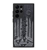 Galaxy S22 Ultra Wood+Resin Phone Case - Camp - Ebony (Curated)