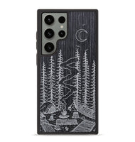 Galaxy S23 Ultra Wood+Resin Phone Case - Camp - Ebony (Curated)