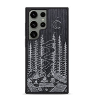 Galaxy S24 Ultra Wood+Resin Phone Case - Camp - Ebony (Curated)