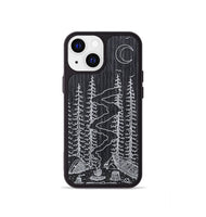 iPhone 13 mini Wood+Resin Phone Case - Camp - Ebony (Curated)