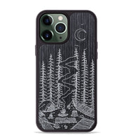 iPhone 13 Pro Max Wood+Resin Phone Case - Camp - Ebony (Curated)