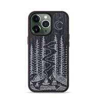 iPhone 13 Pro Wood+Resin Phone Case - Camp - Ebony (Curated)