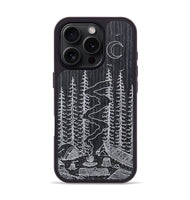 iPhone 16 Pro Wood+Resin Phone Case - Camp - Ebony (Curated)