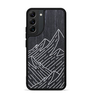 Galaxy S22 Plus Wood+Resin Phone Case - Mountain - Ebony (Curated)