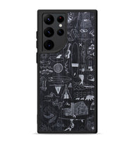 Galaxy S22 Ultra Wood+Resin Phone Case - Collage - Ebony (Curated)