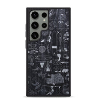 Galaxy S24 Ultra Wood+Resin Phone Case - Collage - Ebony (Curated)