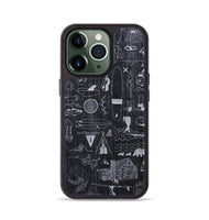 iPhone 13 Pro Wood+Resin Phone Case - Collage - Ebony (Curated)