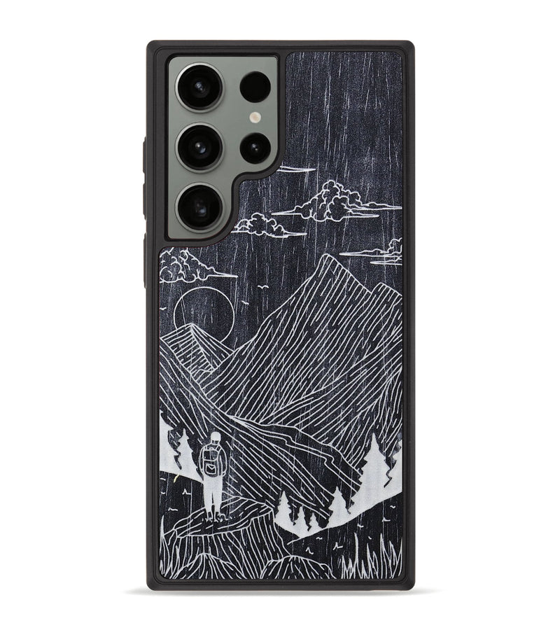 Galaxy S23 Ultra Wood+Resin Phone Case - Roaming - Ebony (Curated)