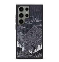 Galaxy S24 Ultra Wood+Resin Phone Case - Roaming - Ebony (Curated)