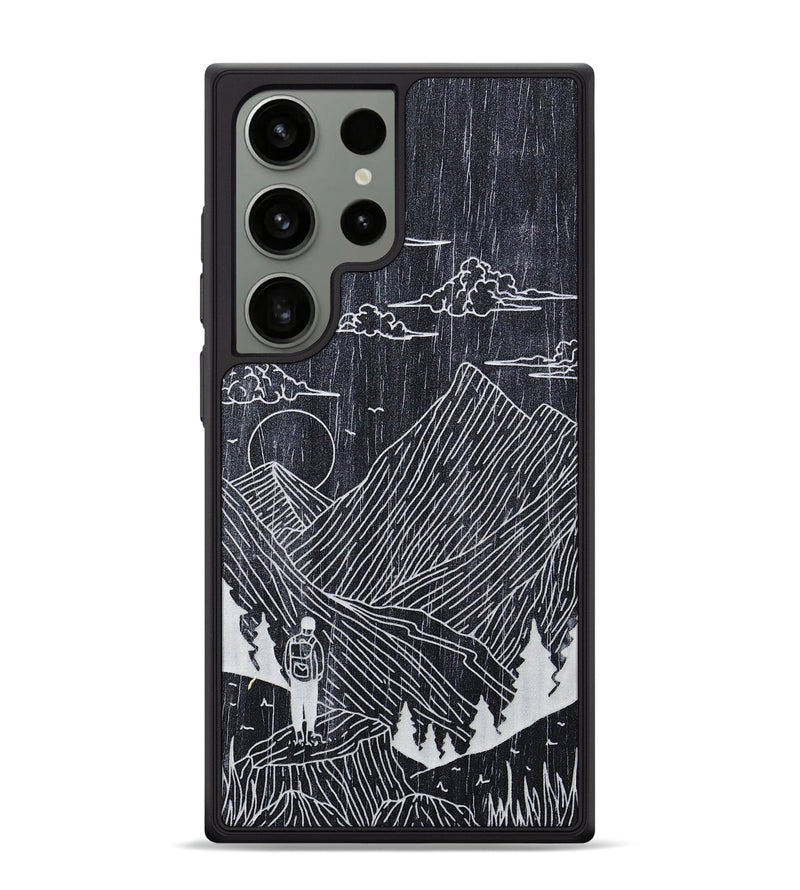 Galaxy S24 Ultra Wood+Resin Phone Case - Roaming - Ebony (Curated)