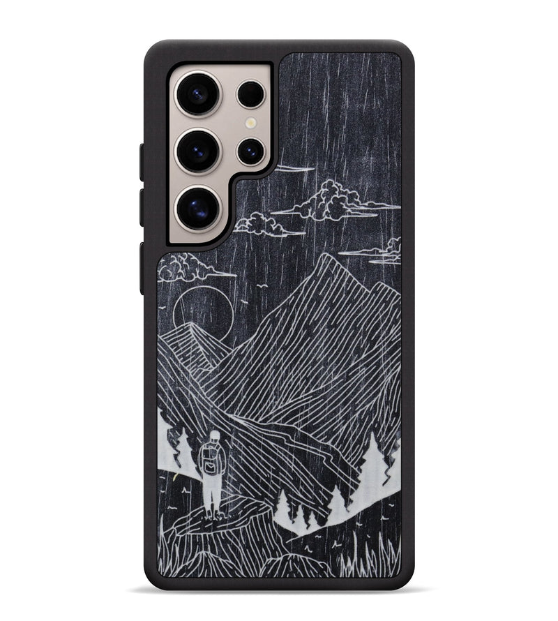 Galaxy S25 Ultra Wood Phone Case - Roaming - Ebony (Curated, 706263)