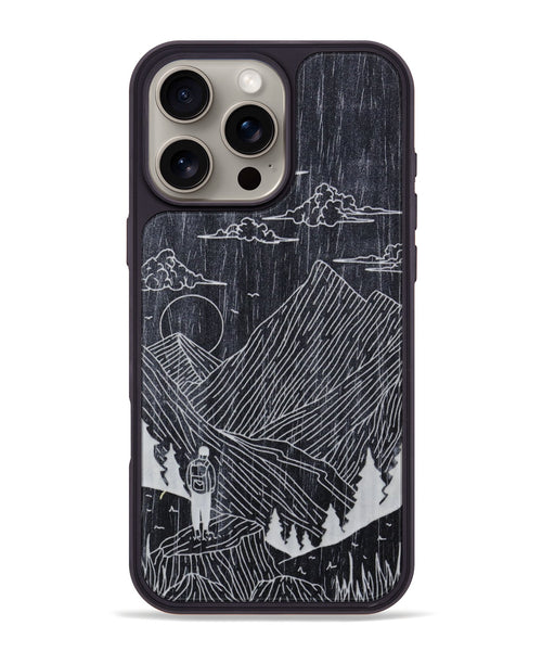 iPhone 16 Pro Max Wood Phone Case - Roaming - Ebony (Curated)