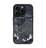 iPhone 16 Pro Wood+Resin Phone Case - Roaming - Ebony (Curated)