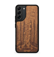 Galaxy S22 Plus Wood+Resin Phone Case - Camp - Mahogany (Curated)