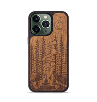 iPhone 13 Pro Wood+Resin Phone Case - Camp - Mahogany (Curated)