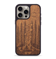 iPhone 15 Pro Max Wood+Resin Phone Case - Camp - Mahogany (Curated)