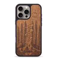 iPhone 16 Pro Max Wood+Resin Phone Case - Camp - Mahogany (Curated)