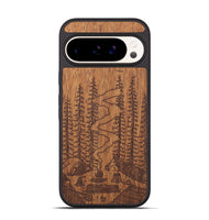 Pixel 9 Pro Wood+Resin Phone Case - Camp - Mahogany (Curated)