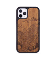 iPhone 11 Pro Wood+Resin Phone Case - Roaming - Mahogany (Curated)