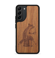 Galaxy S22 Plus Wood+Resin Phone Case - Fox - Mahogany (Curated)