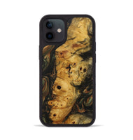 iPhone 12 Wood+Resin Phone Case - Marissa (Green, 706359)