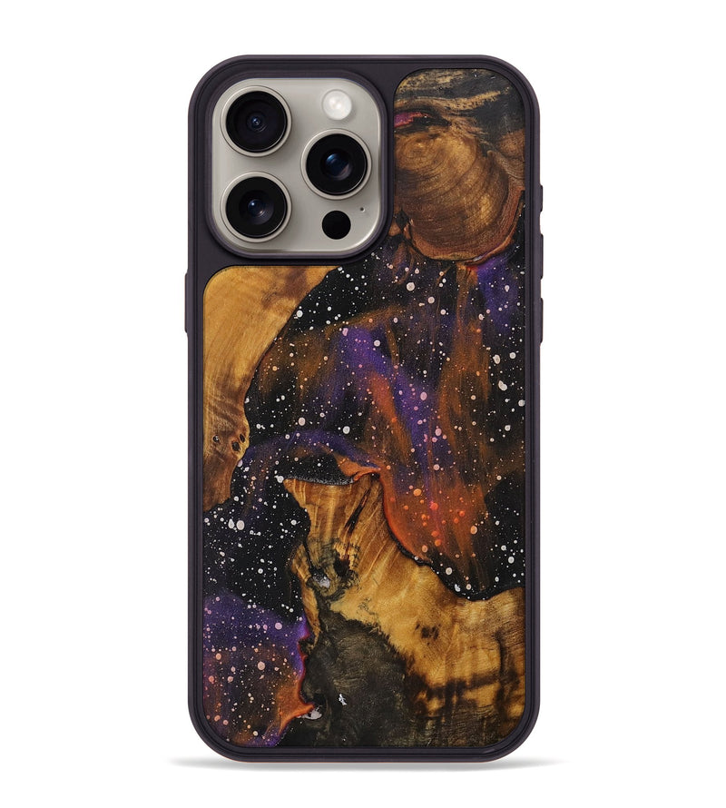 iPhone 15 Pro Max Wood+Resin Phone Case - Jack (Cosmos, 706407)