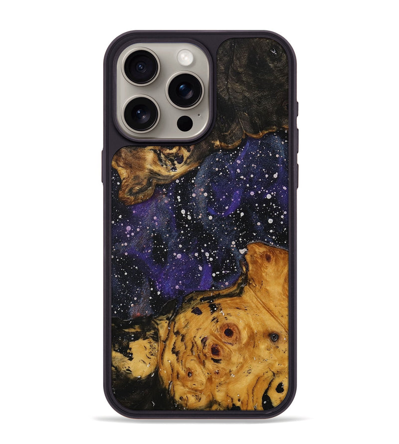 iPhone 15 Pro Max Wood+Resin Phone Case - Journey (Cosmos, 706415)