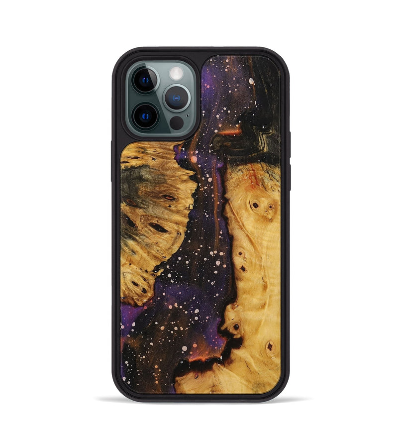 iPhone 12 Pro Wood+Resin Phone Case - Nayeli (Cosmos, 706432)