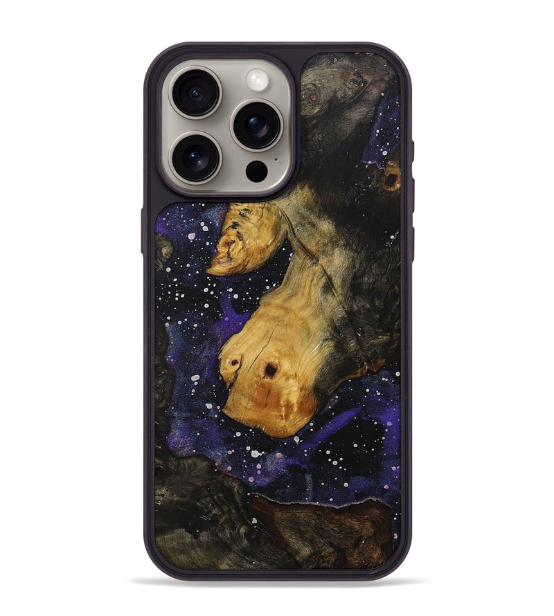 iPhone 15 Pro Max Wood+Resin Phone Case - Jami (Cosmos, 706459)
