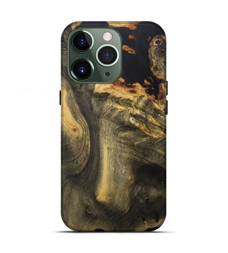 iPhone 13 Pro Wood+Resin Live Edge Phone Case - Collins (Wood Burl, 706489)