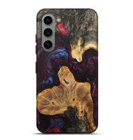 Galaxy S23 Plus Wood+Resin Live Edge Phone Case - Woodrow (Red, 706528)