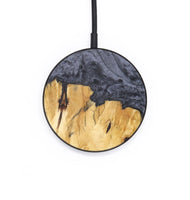 Circle Wood+Resin Wireless Charger - Herman (Pure Black, 706764)