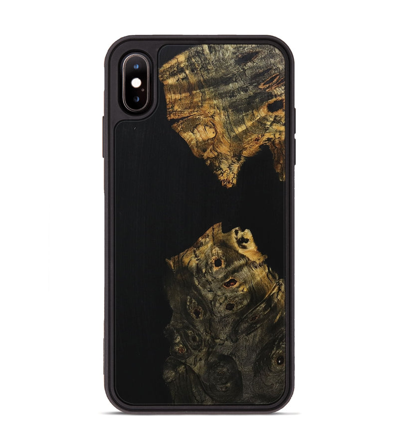 iPhone Xs Max Wood+Resin Phone Case - Marshall (Pure Black, 707016)