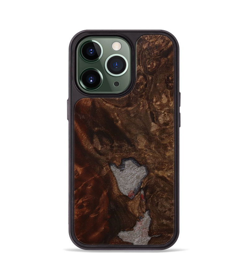 iPhone 13 Pro Wood+Resin Phone Case - Tracy (Wood Burl, 707296)