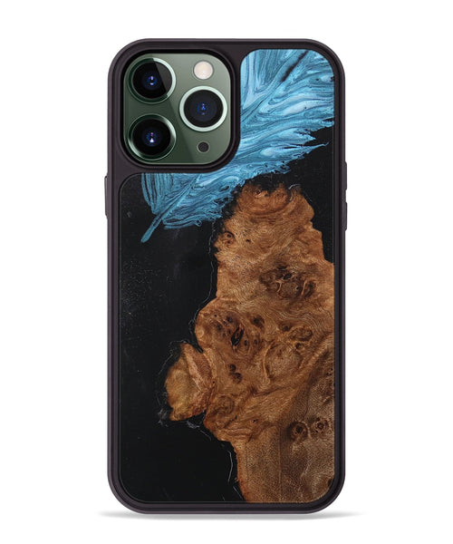 iPhone 13 Pro Max Wood+Resin Phone Case - Matthew (Feather, 707401)