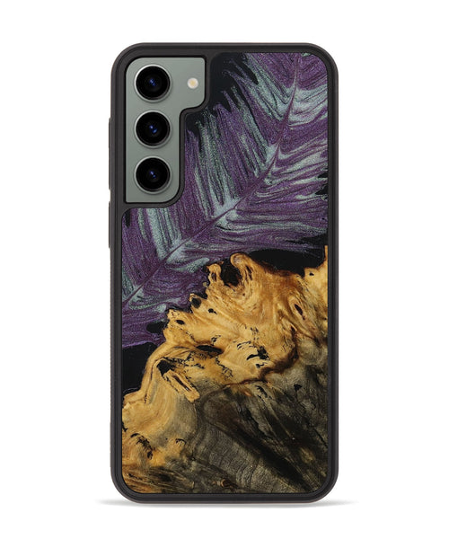 Galaxy S23 Plus Wood+Resin Phone Case - Jaelyn (Feather, 707444)