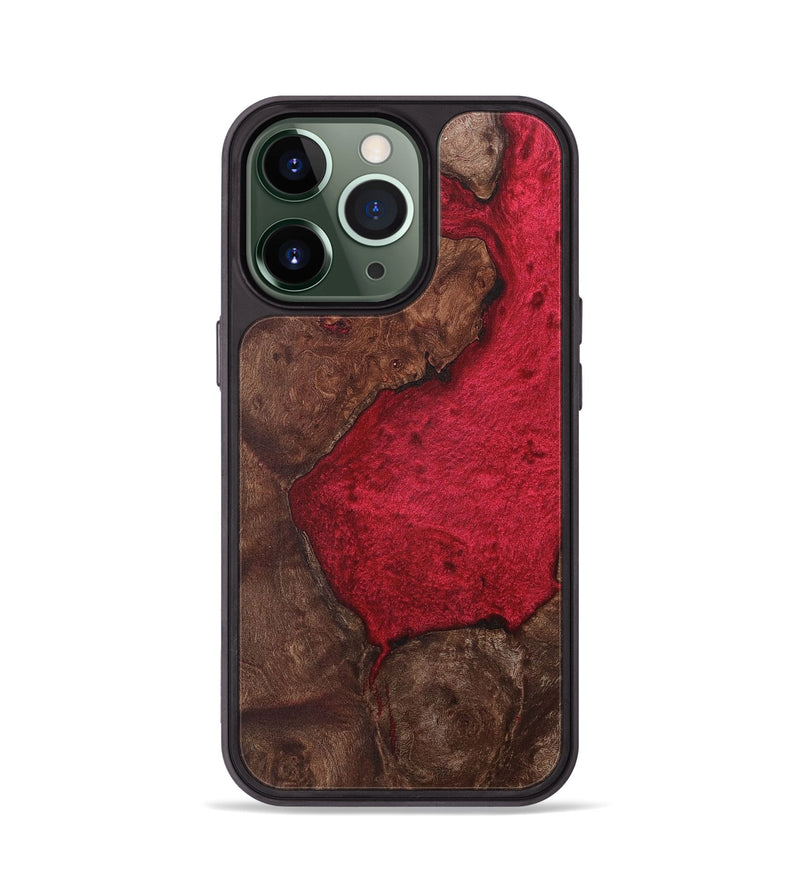 iPhone 13 Pro Wood+Resin Phone Case - Brandon (Wood Burl, 707842)