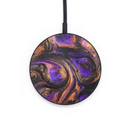 Circle Wood+Resin Wireless Charger - Khadijah (Purple, 708052)