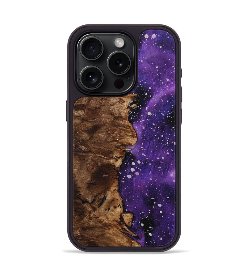 iPhone 15 Pro Wood+Resin Phone Case - Timmy (Cosmos, 708183)