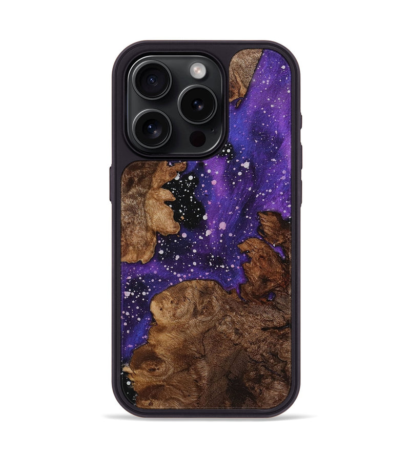 iPhone 15 Pro Wood+Resin Phone Case - Finley (Cosmos, 708189)