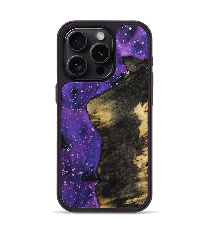iPhone 15 Pro Wood+Resin Phone Case - Mable (Cosmos, 708201)