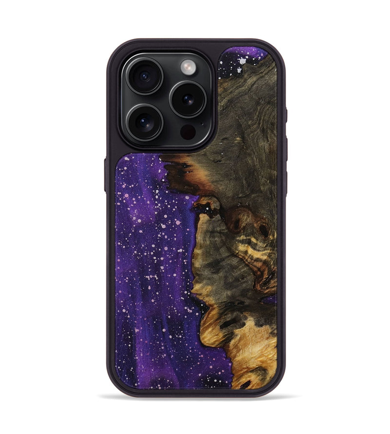 iPhone 15 Pro Wood+Resin Phone Case - Lonnie (Cosmos, 708204)
