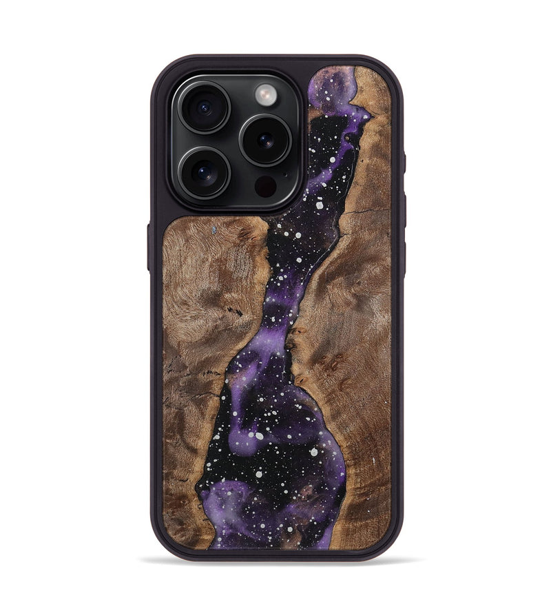 iPhone 15 Pro Wood+Resin Phone Case - Isaiah (Cosmos, 708339)