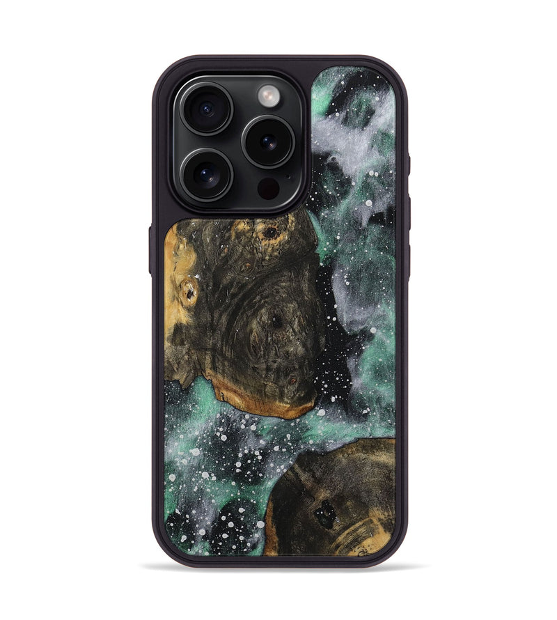 iPhone 15 Pro Wood+Resin Phone Case - Deanna (Cosmos, 708340)